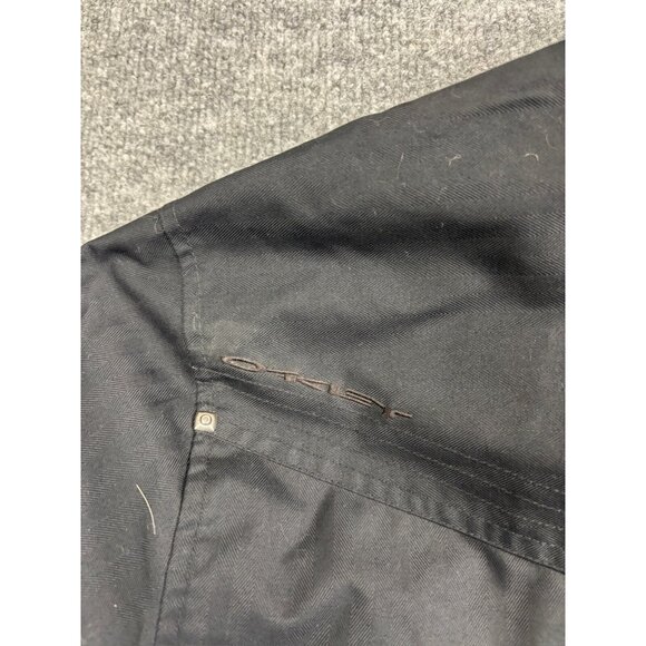 Oakley Insulated Jacket Men's XL Black Nylon Full Zip Mock Neck Pockets Bomber - Picture 10 of 10
